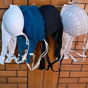 Combo Of Four Imported Fabric Bra