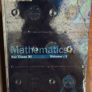 RD sharma Mathematics class 11th vol 1&2