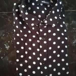 NOVAMEN branded Polka Dot Shirt