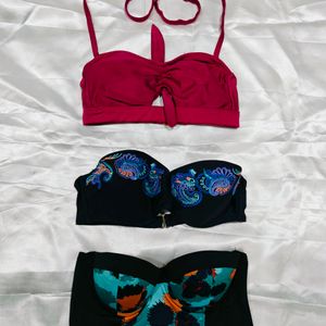 Combo Of 3 Corset Top bra