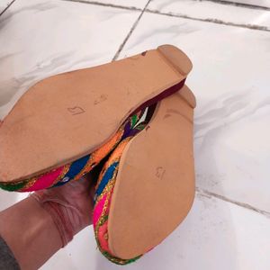 Multicolored Rajasthani Mojari