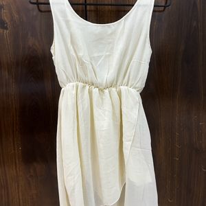 Off White Flared Dress