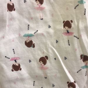 Ballerina Print Pyjama Shorts For Women