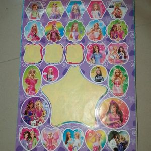 Barbie Stickers.