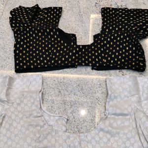 Blouses Combo ( Black And Silver)