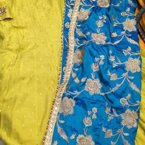 Ethic gown With Dupatta