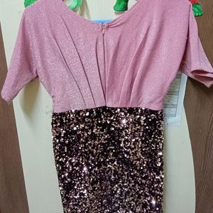 Girls Sequins Dress