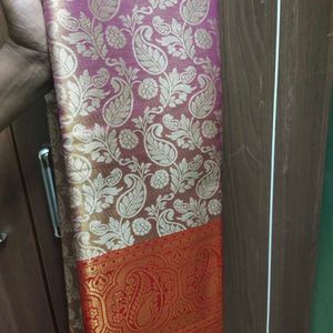 Dual Shade Tissue Silk Saree