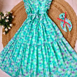 Green Butterfly Dress