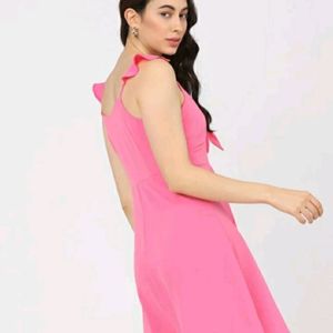 BARBIE PINK RUFFLE DRESS