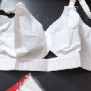 White Soft Cotton Bra