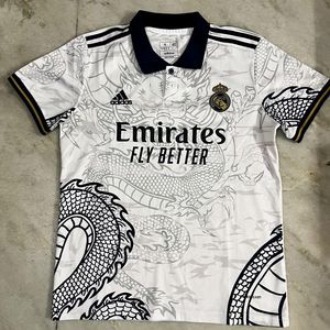 ADIDAS REAL MADRID WHITE DRAGON JERSEY  SIZE S