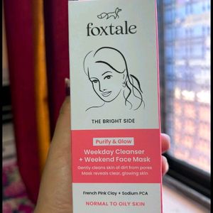 Foxtale Face Wash Purify-glow-cleanser-mask