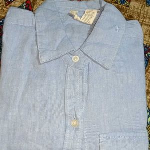 Sky Blue Long Shirt Fir Women