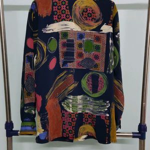 Versace Style Printed Shirt