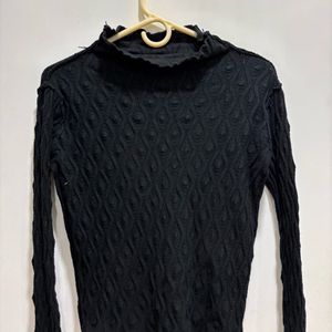 Black Turtle Neck Sweater