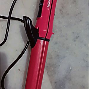 2 In 1 Hair Straightener And Curler Pink Colour