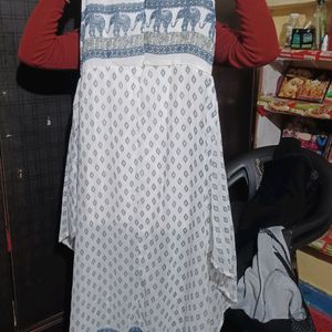 Long One Peice Printed Dress