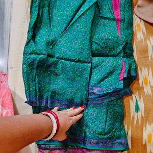 Green Saree