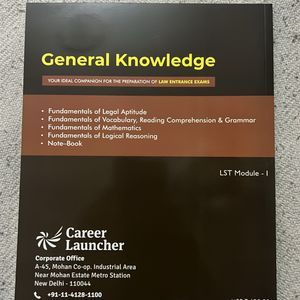 Law Entrance Test Book Of General Knowledge