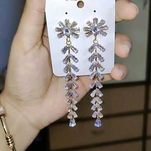 Korean Stone Sleek Earrings