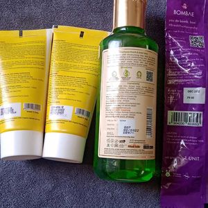 Face Wash+ Shampoo+ Bombae Women's Razor as Freebi