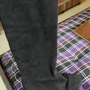 Black Velvet Boots