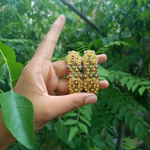 Marwari Krishna Morpankh Saree Bangles