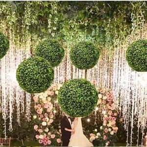 Artificial Eucalyptus Boxwood Topiary Grass Ball