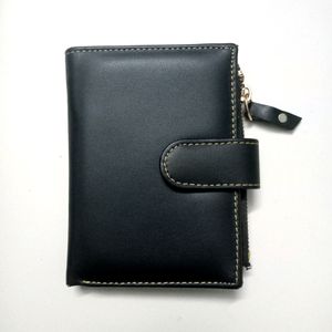 Casual Black Artificial Leather Wallet