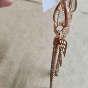 Korean Butterfly Rose Gold Earrings