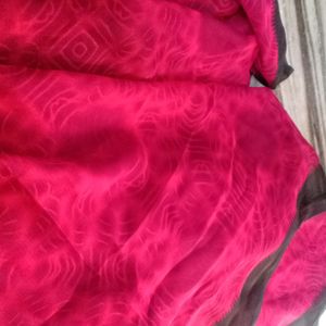 Magenta Rose Pink Dress Material With Dupatta