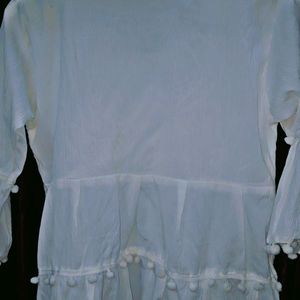 Chikankari Short Kurti