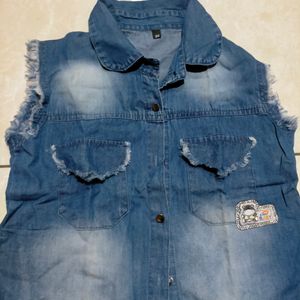 Denim Shirt For Girls