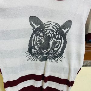 Tiger Print Netty Top