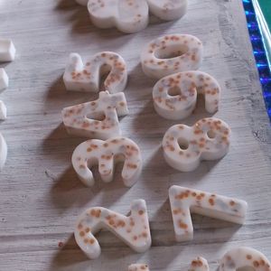 Resin Alphabet With 4 Heart