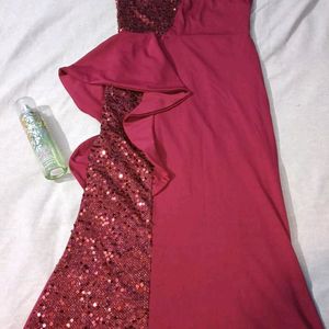 Urbanic Maroon Gown