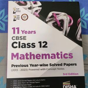 11 Years Cbse Class 12 Maths Solved Papers