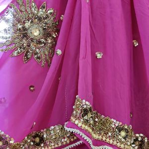 Beautiful lehenga choli and dupatta set for party and functions