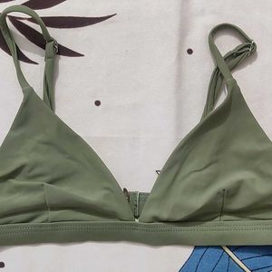 Olive Colour Bra