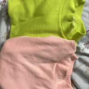 Pack Of Two- Zara Pastel Color T-shirts