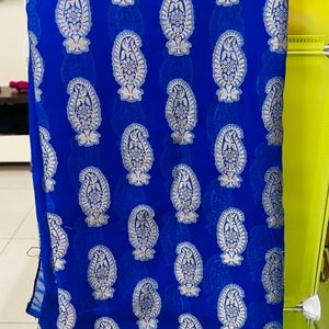 Beautiful Upada Work Gorgette Saree