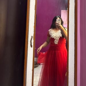 Red Ball Gown