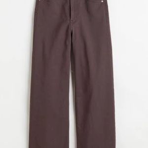 High Waist Trouser/Jeans - (chocolate Brown)