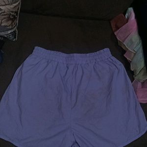 Lavender Sports Shorts