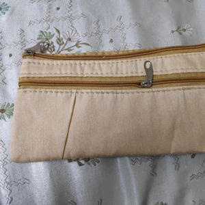 Silk Jewellery Zipper Pouch