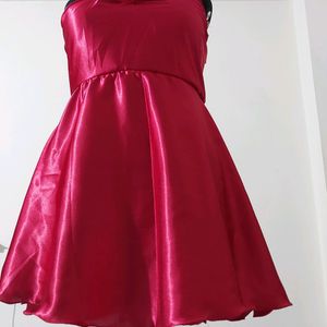 Hot Red Party Dress Size 28 To 39