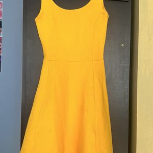 Vibrant yellow H&M Flared Dress💛