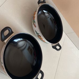 Combo Of 2 Kadai One Big Size And Small