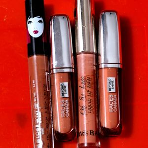 Combo Of 4 Lip Gloss